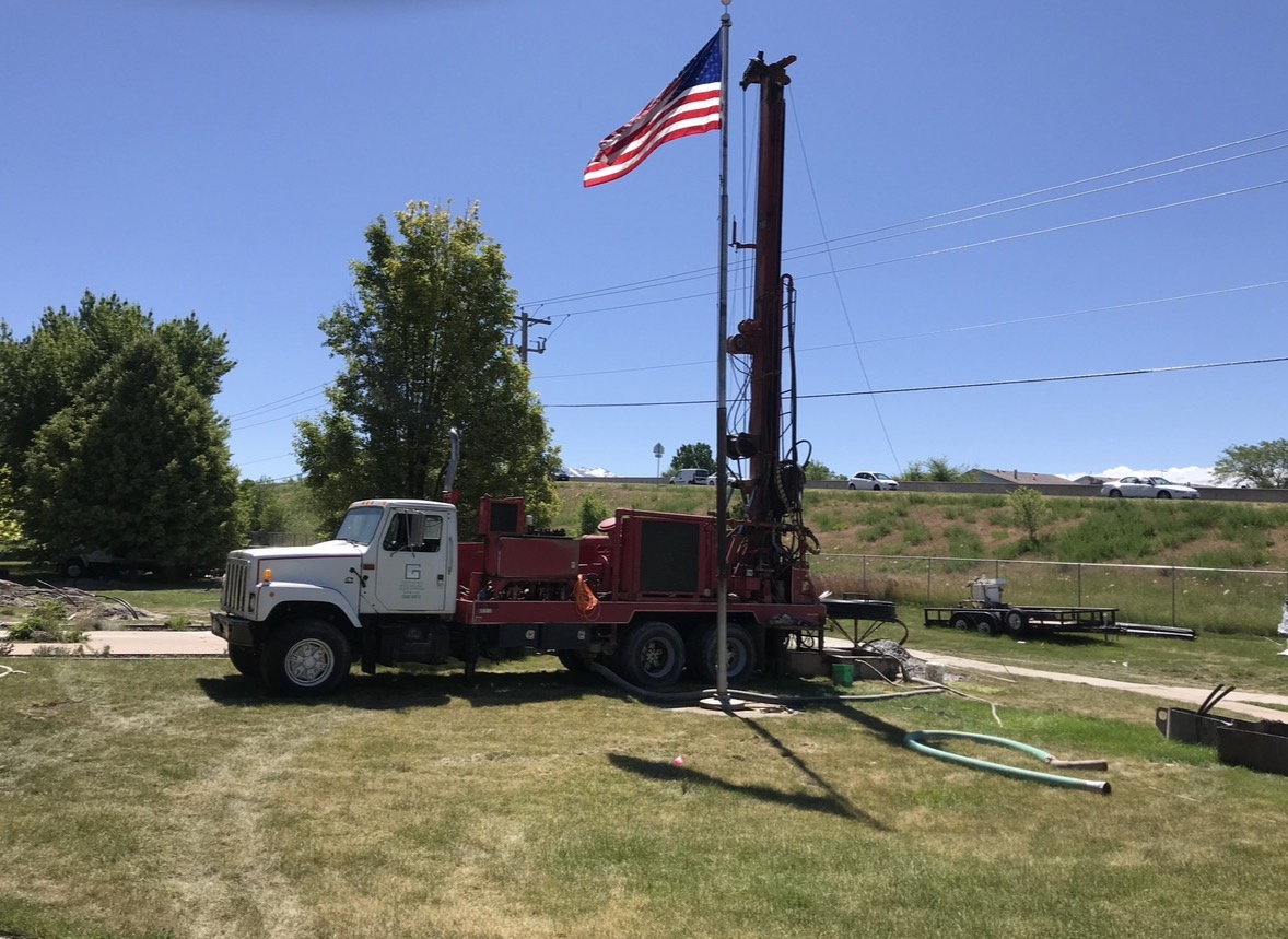 Geo Energy Systems drilling rig at a Utah project