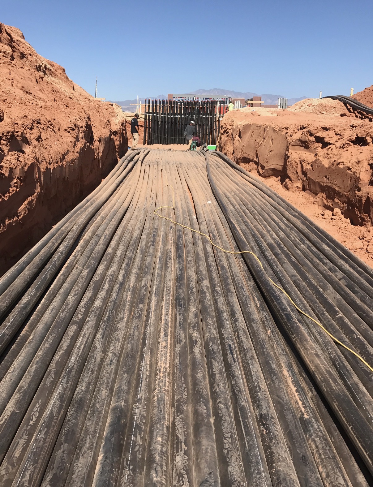 Geothermal ground-loop installation